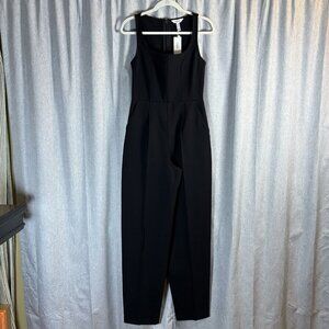 Spanx Ponte Corset Jumpsuit Womens Small- Tall Sleeveless Black Stretch NWT‎